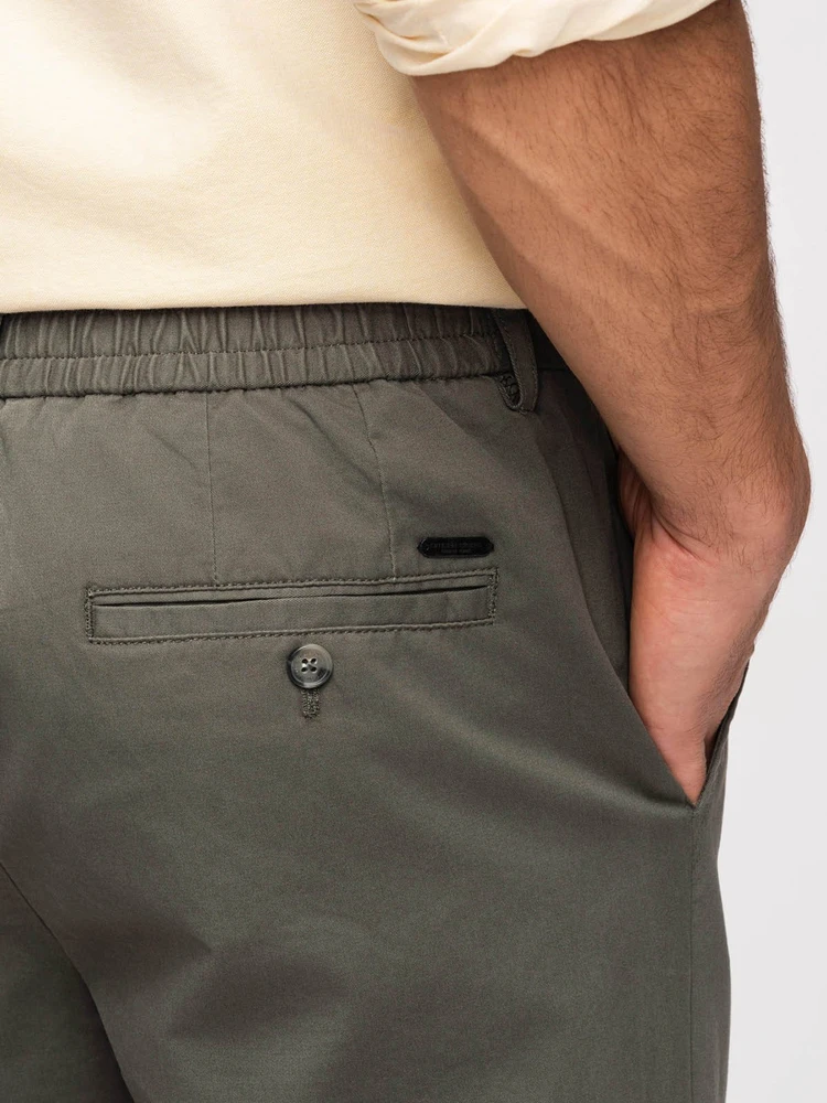 Vyriškos chaki chino kelnės regular fit