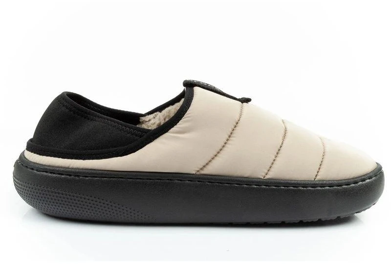 Vyriškos Crocs šlepetės Classic Puff Galingumas, smėlio spalvos, šiltintos