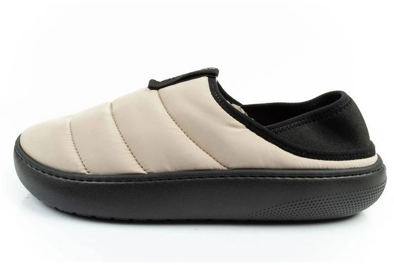 Vyriškos Crocs šlepetės Classic Puff Galingumas, smėlio spalvos, šiltintos