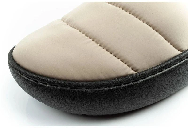 Vyriškos Crocs šlepetės Classic Puff Galingumas, smėlio spalvos, šiltintos