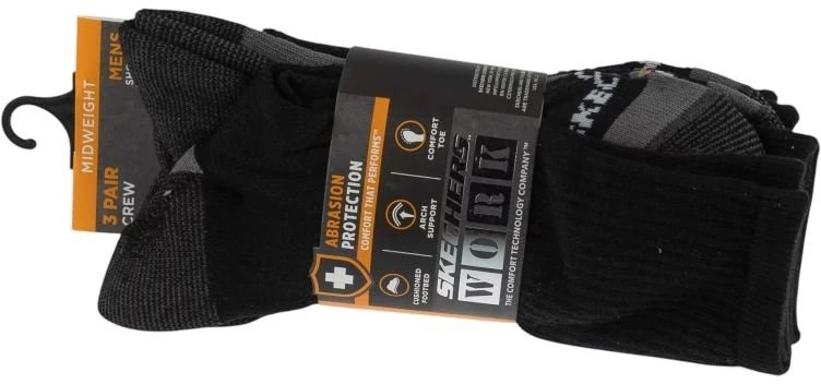 Vyriškos darbinės kojinės X-SOCKS, juodos, 3 poros
