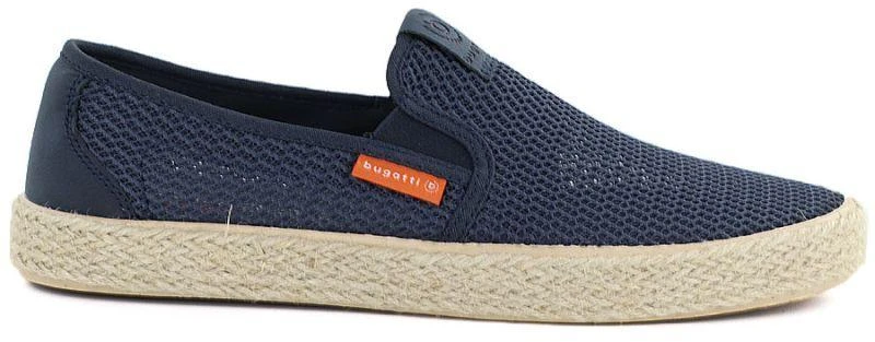 Vyriškos įsispiriamoji espadrilės, tamsiai mėlynos, Bugatti TT153055