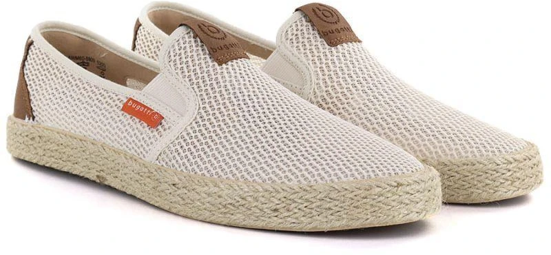 Vyriškos įsispiriamos espadrilės smėlio spalvos Bugatti TT15305