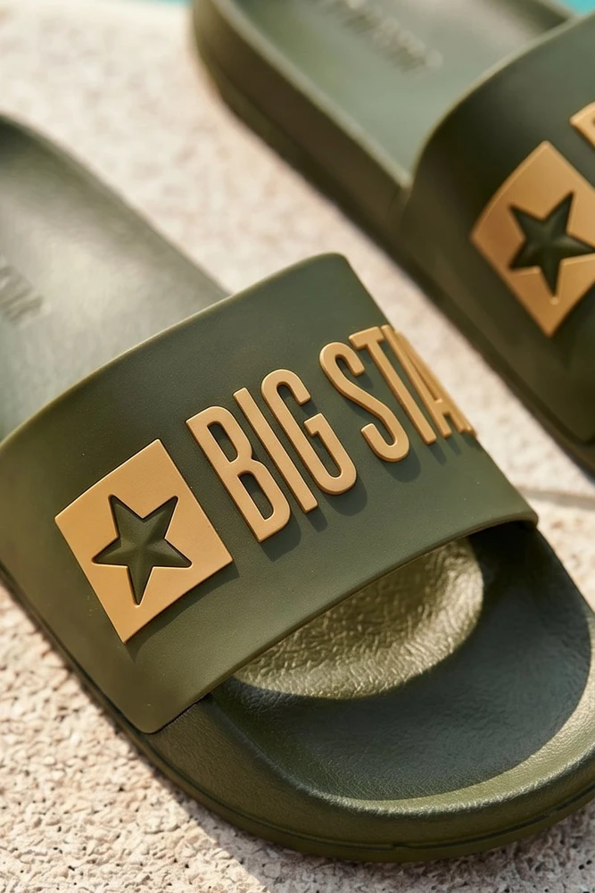 Vyriškos įspiriamos šlepetės Big Star, žalios