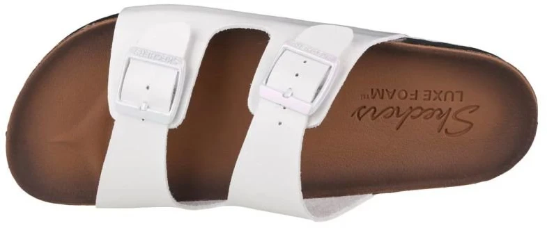 Vyriškos įspiriamos šlepetės Skechers Granola-Gloss Floss, baltos