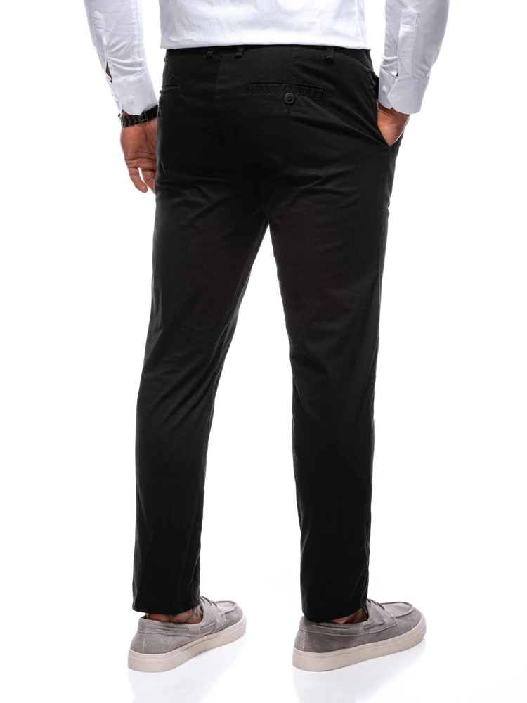 Vyriškos juodos chino kelnės
