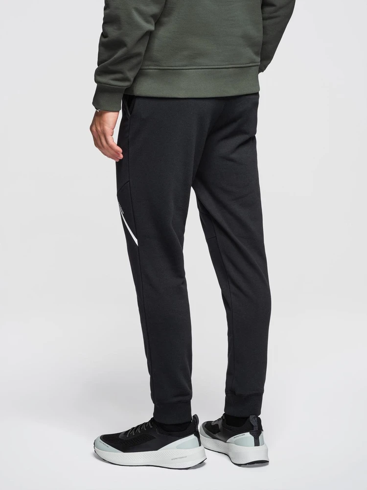 Vyriškos juodos jogger tipo kelnės