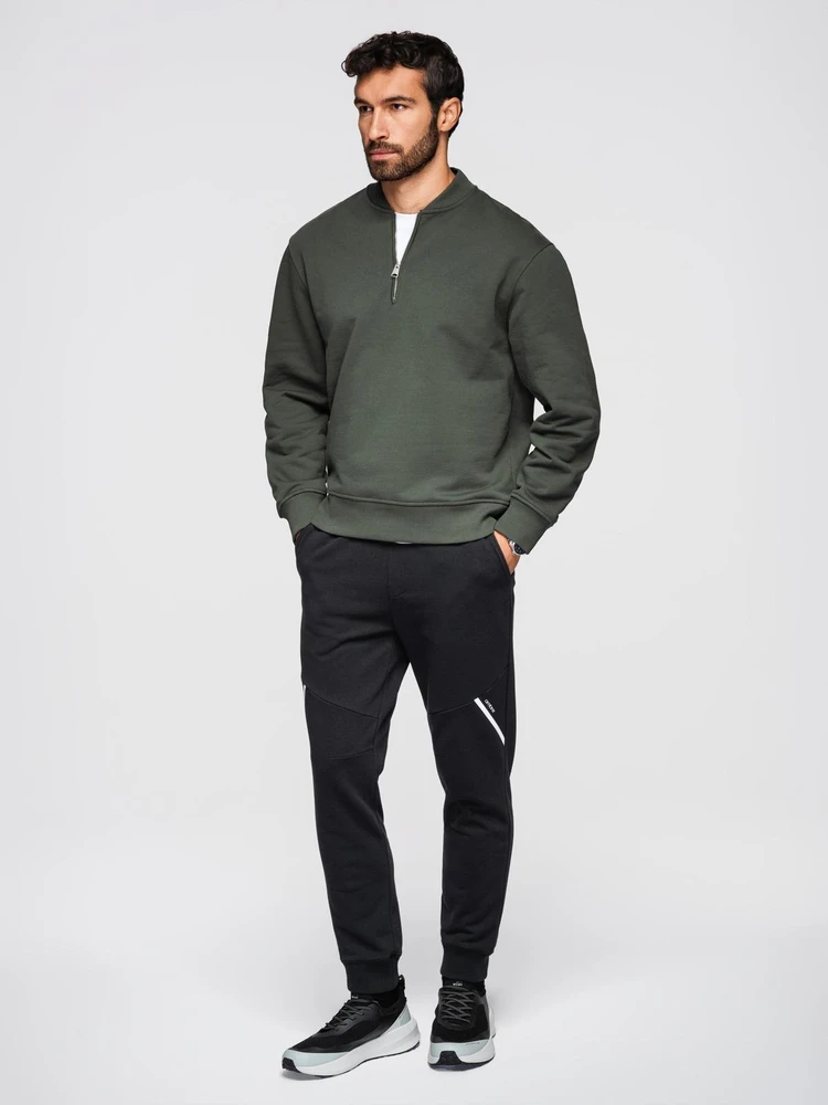 Vyriškos juodos jogger tipo kelnės