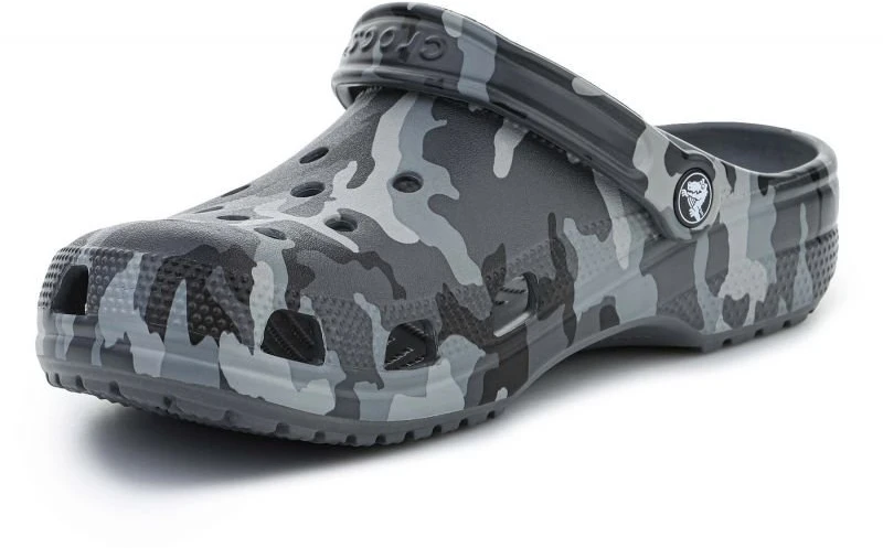 Vyriškos klumpės Crocs Classic Printed Camo, juodos