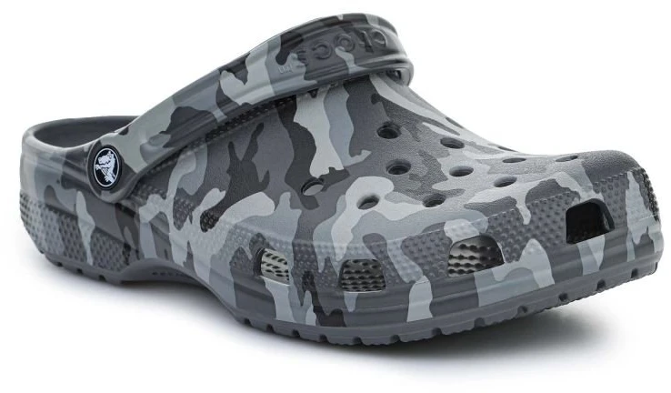 Vyriškos klumpės Crocs Classic Printed Camo, juodos