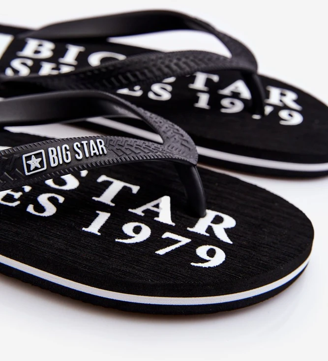 Vyriškos lengvos šlepetės Big Star juodos