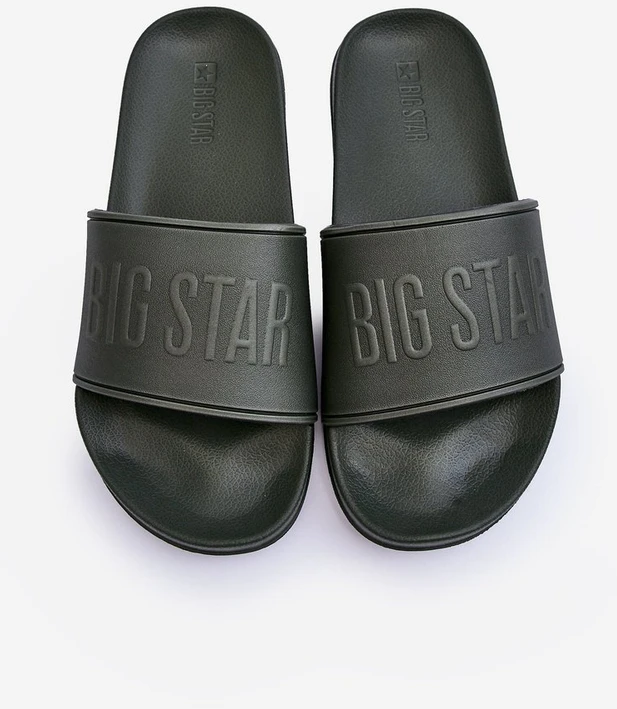 Vyriškos lengvos šlepetės Big Star MM174324 Dark Žalias BSB27251