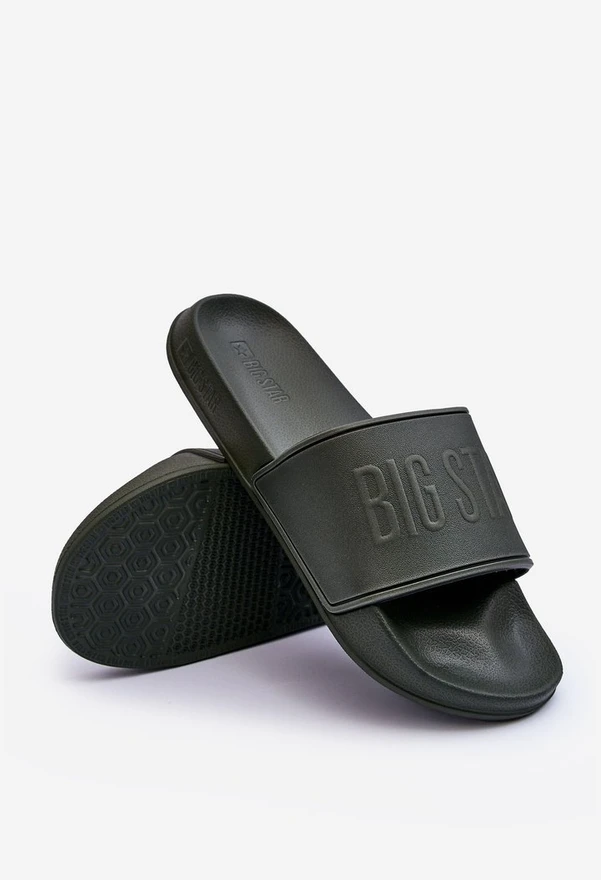 Vyriškos lengvos šlepetės Big Star MM174324 Dark Žalias BSB27251