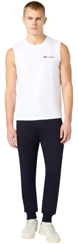 Vyriškos medvilninės kelnės Champion Rib Cuff Pants, tamsiai mėlynos