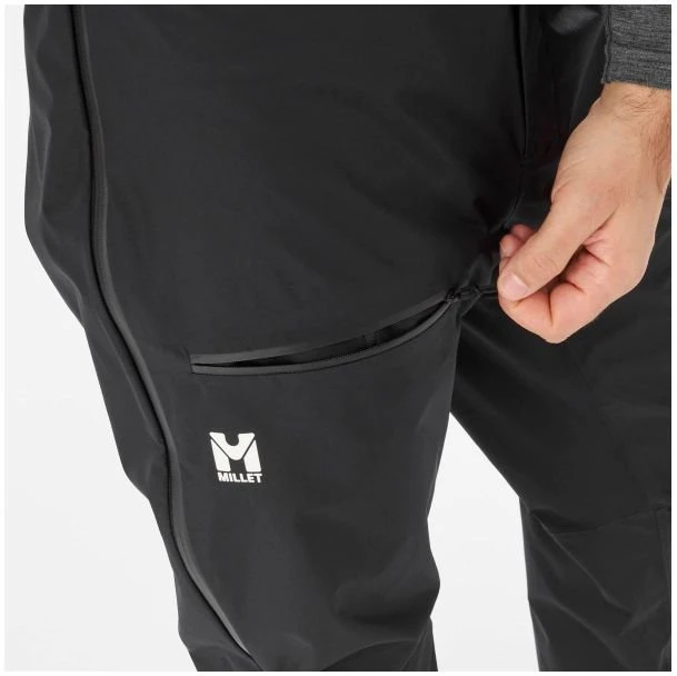 Vyriškos neperšlampamos kelnės Millet Seneca GTX 2L, juodos