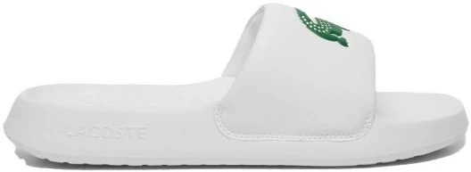 Vyriškos šlepetės Lacoste Serve Slide 1.0, baltos ir žalios