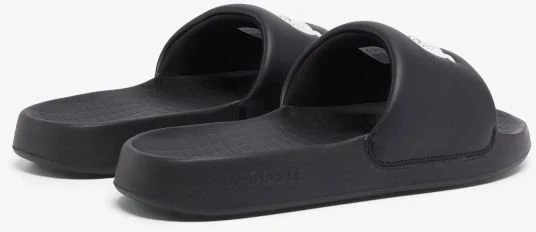 Vyriškos šlepetės Lacoste Serve Slide 1.0, juodos ir baltos