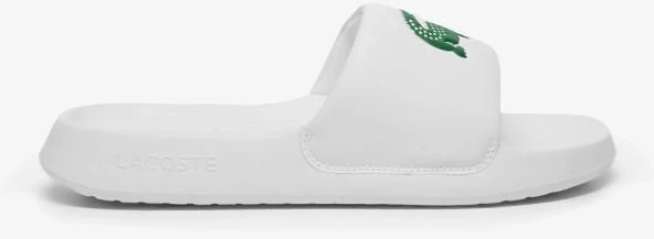 Vyriškos šlepetės Lacoste Serve Slide 1.0, baltos ir žalios