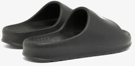 Vyriškos šlepetės Lacoste Serve Slide 2.0, juodos ir baltos