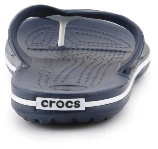 Vyriškos šlepetės per pirštą Crocs Crocband Flip, juodos