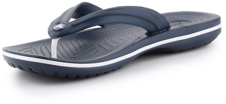 Vyriškos šlepetės per pirštą Crocs Crocband Flip, juodos