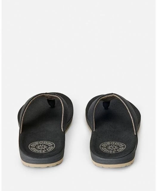 Vyriškos šlepetės per pirštą Rip Curl Pacific Rinse Bloom, juodos
