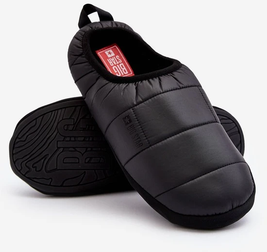 Vyriškos šlepetės Slip-on Insulated Šlepetės Juodas Big Star KK174363 BSB28140
