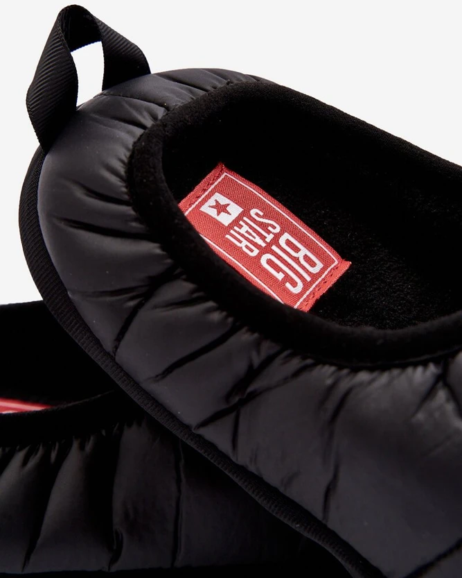 Vyriškos šlepetės Slip-on Insulated Šlepetės Juodas Big Star KK174363 BSB28140