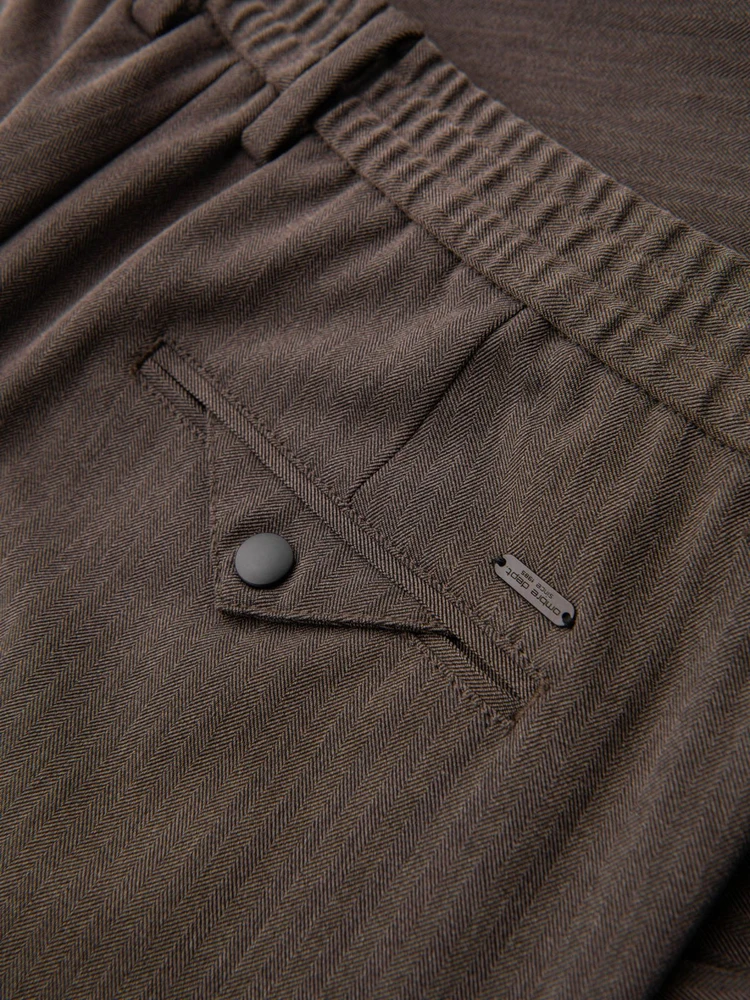 Vyriškos smėlio spalvos chino kelnės slim fit