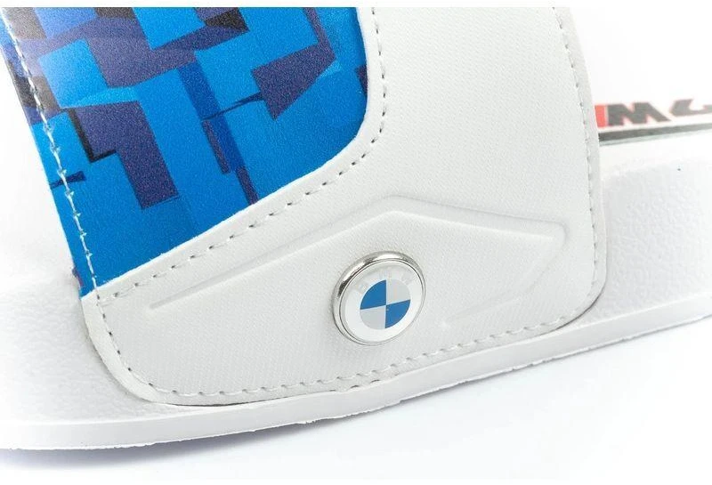 Vyriškos sportinės šlepetės Puma BMW MMS Leadcat 2.0 Graphic, madingos, baltos