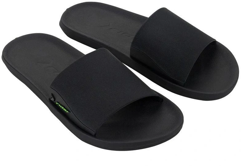 Vyriškos sportinės šlepetės Rider Feel Slide, patogios, juodos spalvos