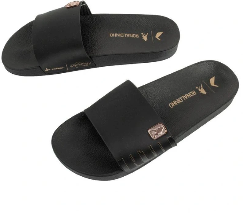Vyriškos sportinės šlepetės Rider R10 Slide, patogios, juodos