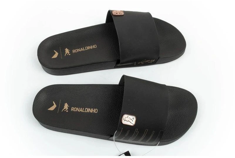 Vyriškos sportinės šlepetės Rider R10 Slide, patogios, juodos