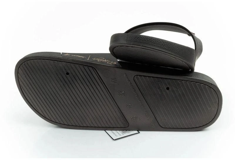 Vyriškos sportinės šlepetės Rider R10 Slide, patogios, juodos