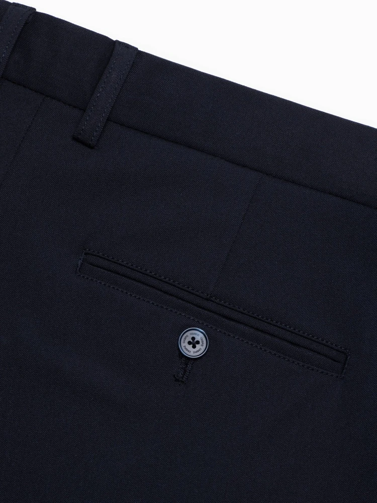Vyriškos tamsiai mėlynos chino kelnės slim fit