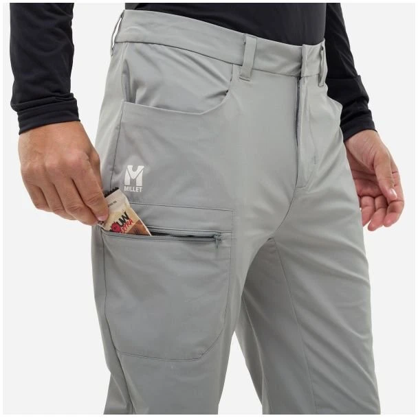 Vyriškos žygio kelnės su elastiniu audiniu Millet Ubic Stretch Pant, pilkos