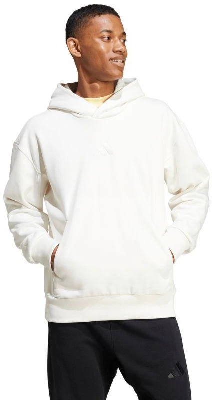 Vyrų adidas All Szn Fleece džemperis su gobtuvu Baltas IY4121