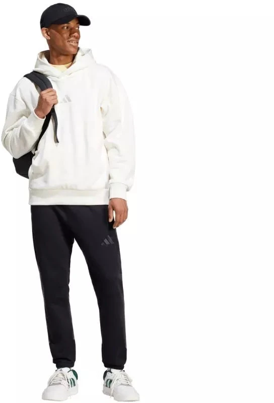 Vyrų adidas All Szn Fleece džemperis su gobtuvu Baltas IY4121