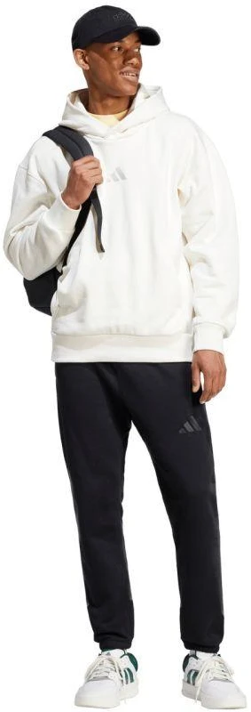 Vyrų adidas All Szn Fleece džemperis su gobtuvu Baltas IY4121
