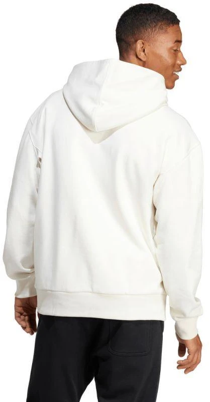 Vyrų adidas All Szn Fleece džemperis su gobtuvu Baltas IY4121