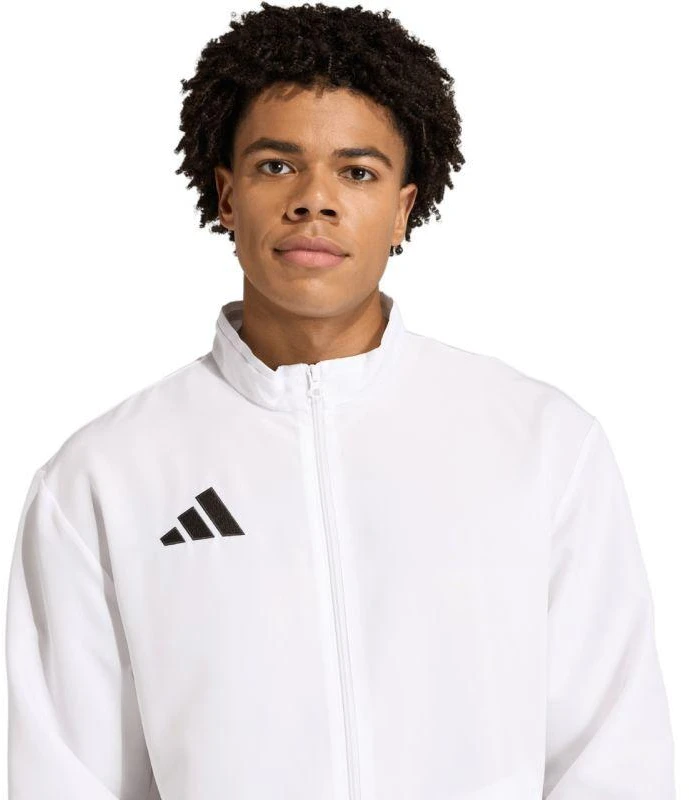 Vyrų adidas Entrada 26 Pristatymo džemperis baltas JZ6623