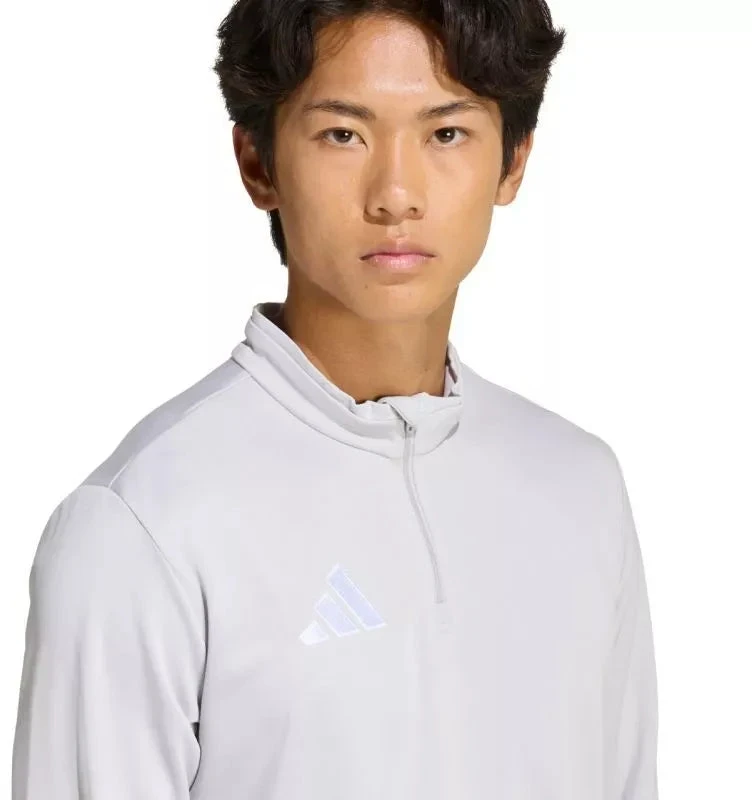 Vyrų adidas Entrada 26 sportinis džemperis pilkas JZ6654