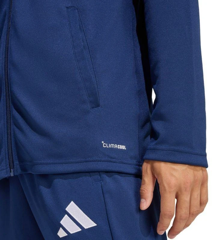 Vyrų adidas Entrada 26 sportinis džemperis tamsiai mėlynas JZ6589