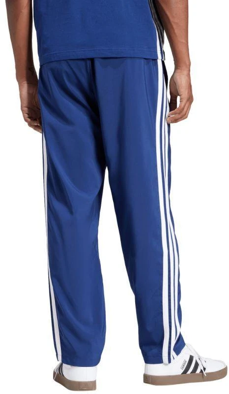 Vyrų adidas Essentials 3-Stripes Stanford kelnės su atviru kraštu Mėlyna JE6400