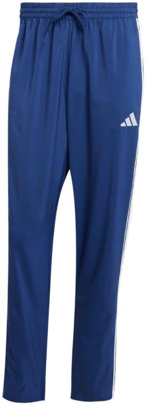 Vyrų adidas Essentials 3-Stripes Stanford kelnės su atviru kraštu Mėlyna JE6400