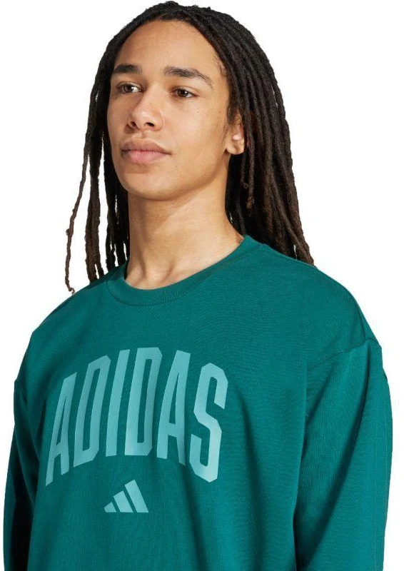 Vyrų adidas Koleginis džemperis Žalias JM1733