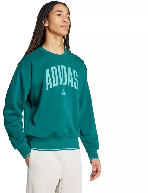 Vyrų adidas Koleginis džemperis Žalias JM1733