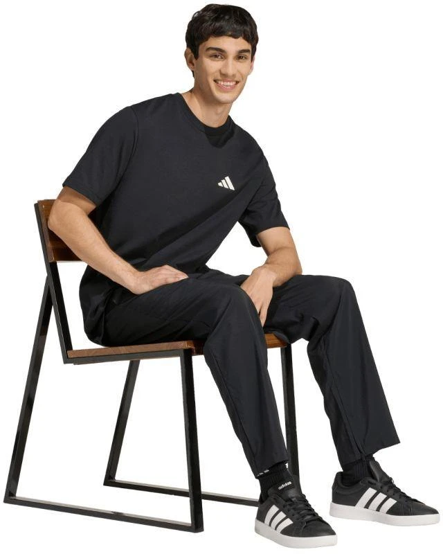 Vyrų adidas Lauko kalnų dviračių grafiniai juodi marškinėliai KB2536