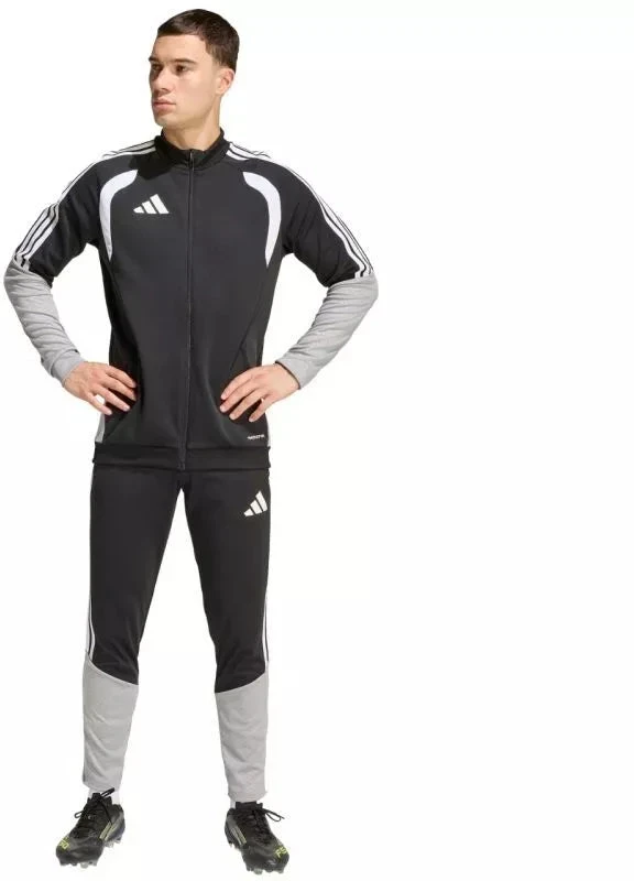 Vyrų adidas Tiro 26 Competition Training džemperis, skirtas varžyboms, juodos, pilkos ir baltos spalvos JX4260