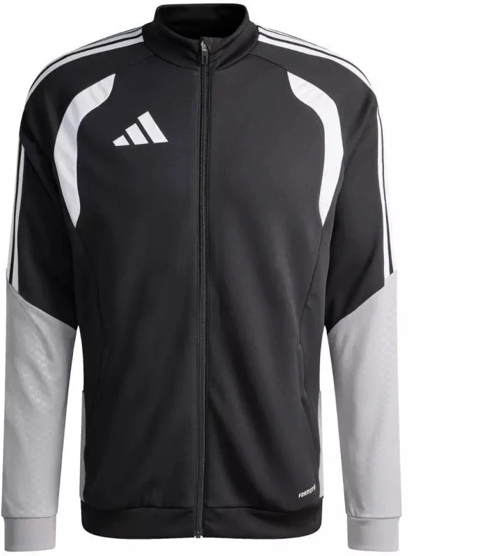 Vyrų adidas Tiro 26 Competition Training džemperis, skirtas varžyboms, juodos, pilkos ir baltos spalvos JX4260
